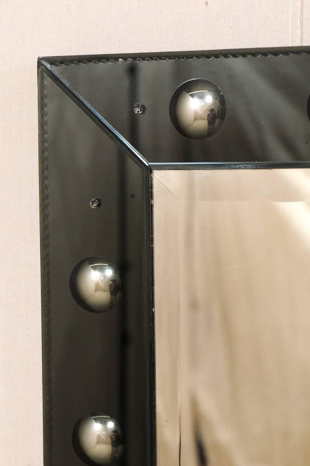 black rectangular mirror