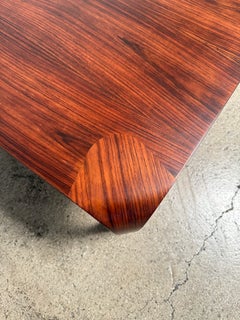Saburo Inui Bent Rosewood Coffee Table by Tendo Mokko, Japan c. 1960