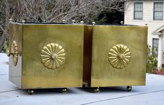 Large and Decorative Brass Planters