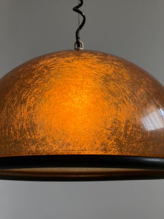 LUCI S-484 Fiberglass Pendant Lamp, Italy, 1970s