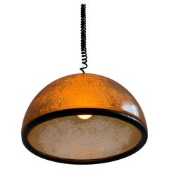 LUCI S-484 Fiberglass Pendant Lamp, Italy, 1970s