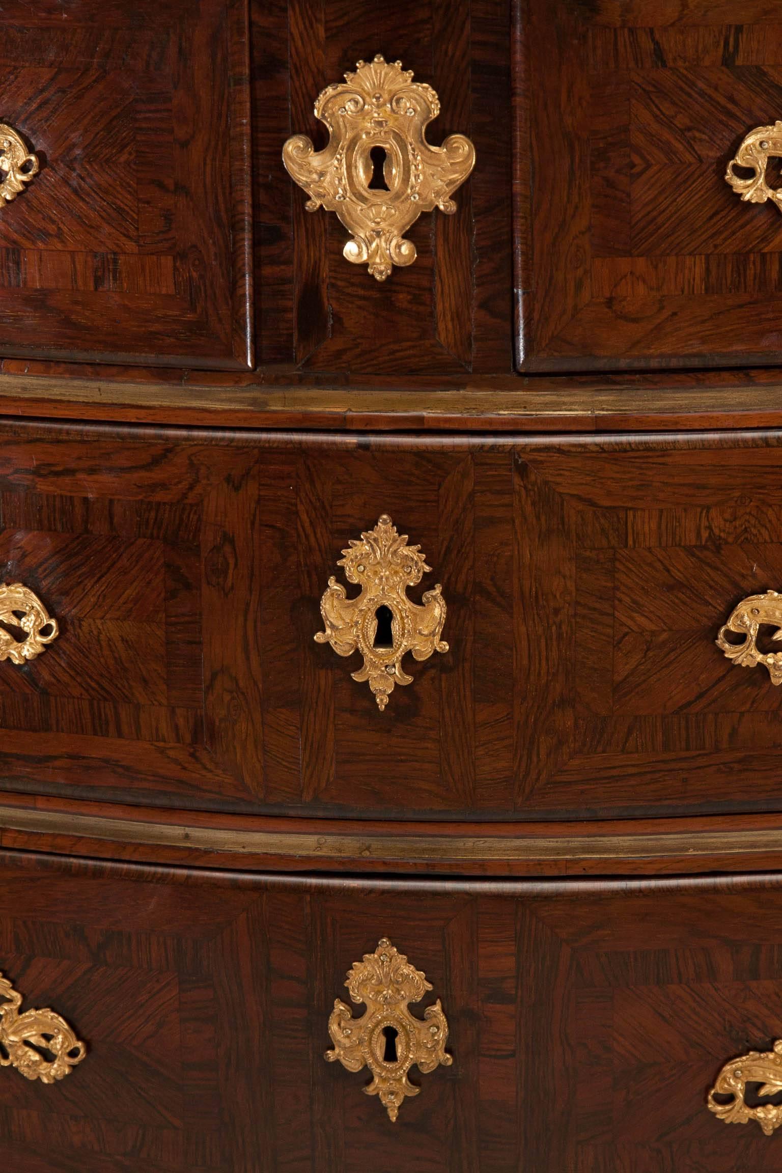 18th Century Regence Parquetry Commode