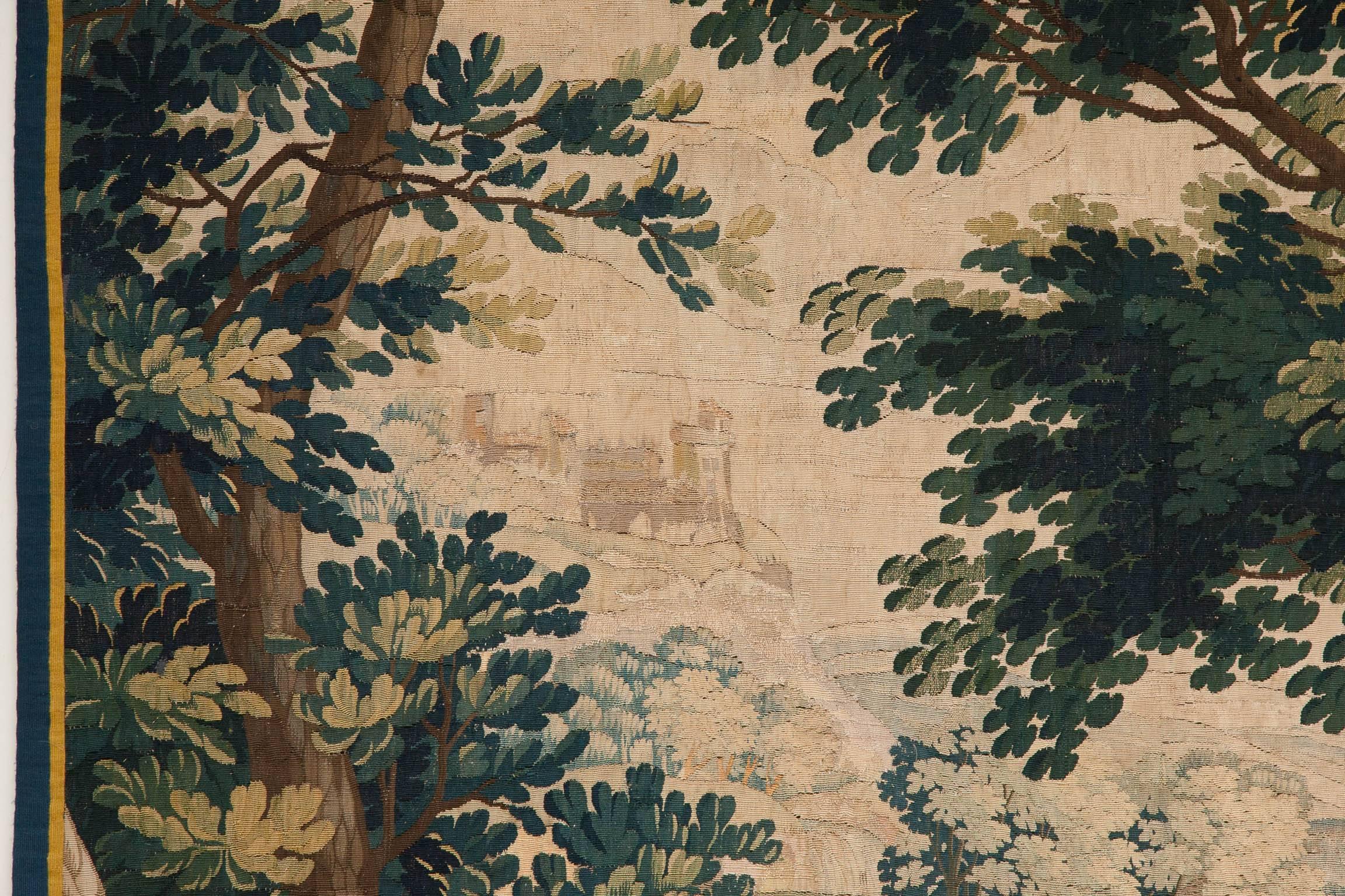 18th Century Aubusson Verdure Tapestry In Excellent Condition In London, GB