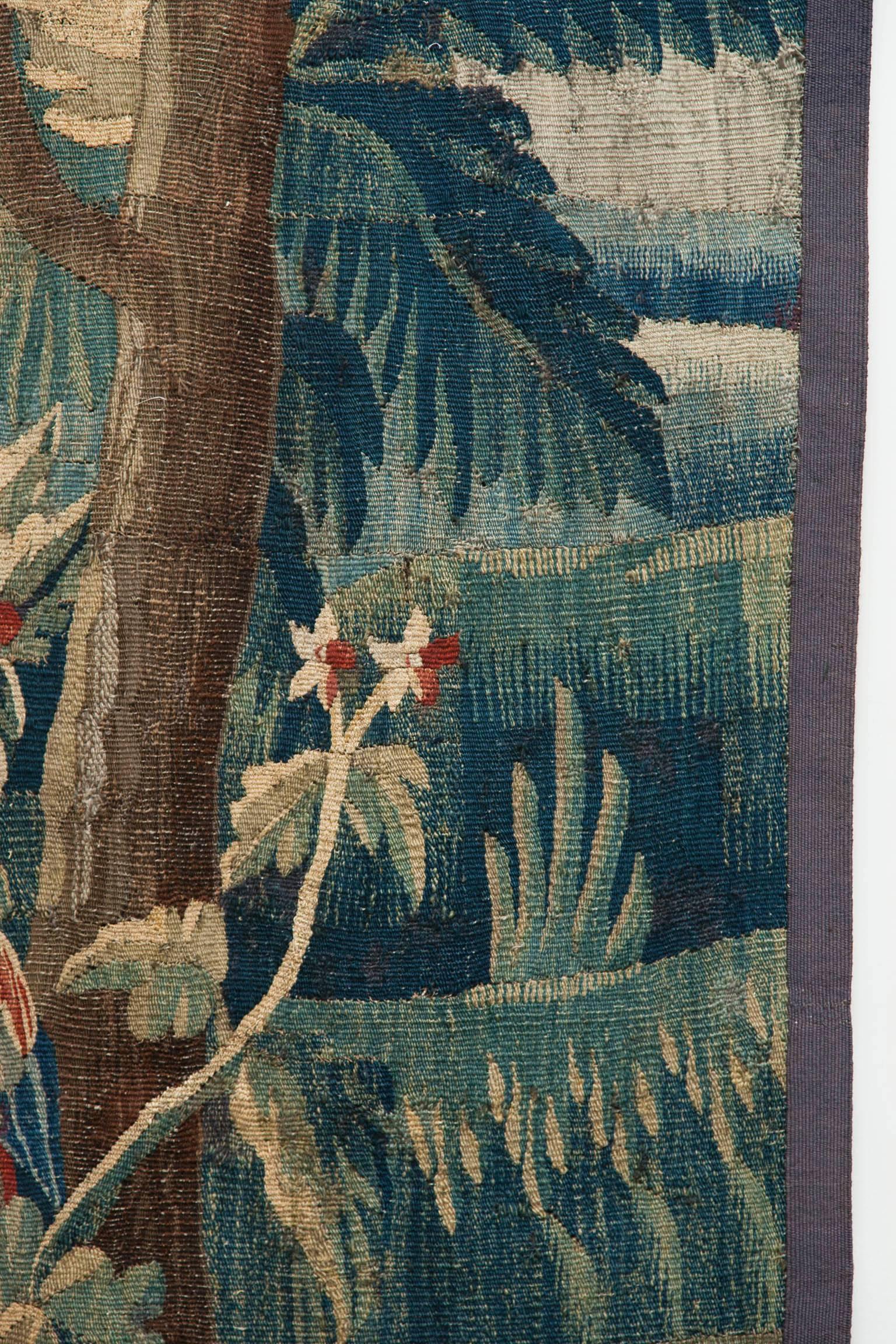 18th Century Aubusson Tapestry Fragment after a Cartoon by Pillement In Good Condition In London, GB