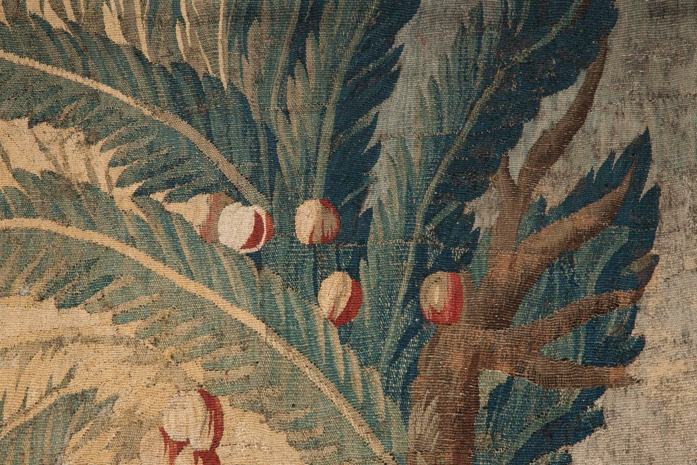 18th Century Aubusson Tapestry Fragment after a Cartoon by Pillement 3