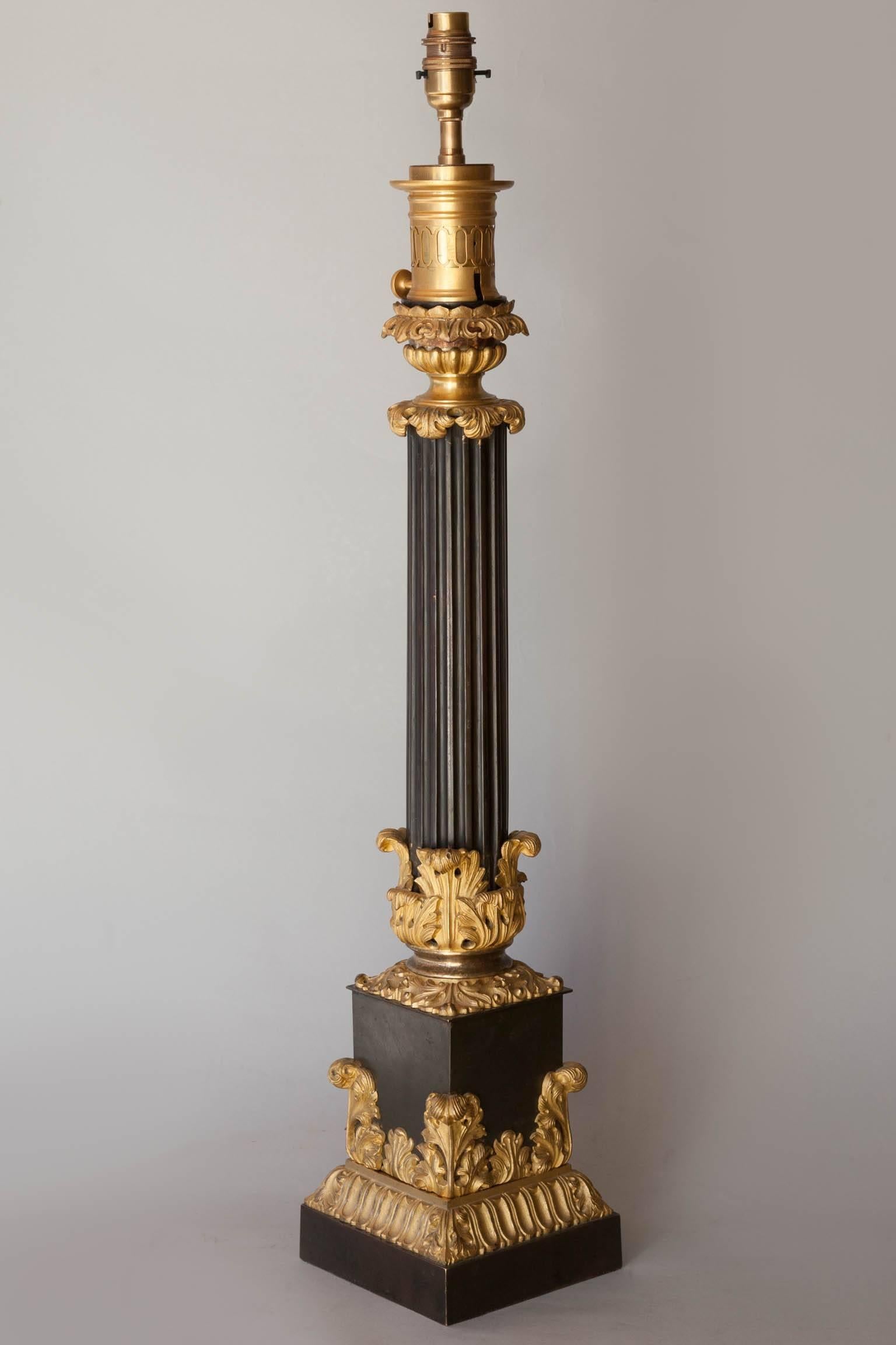 Restauration Large and Ornate 19th Century Carcel Lamp For Sale