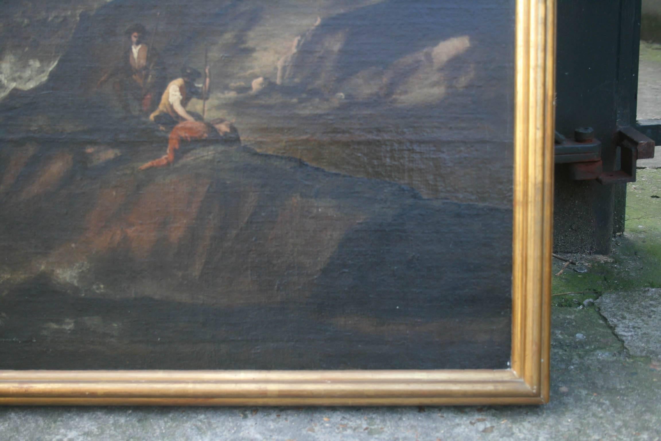 17th Century, French Landscape Attributed to Joseph Parrocel For Sale 2