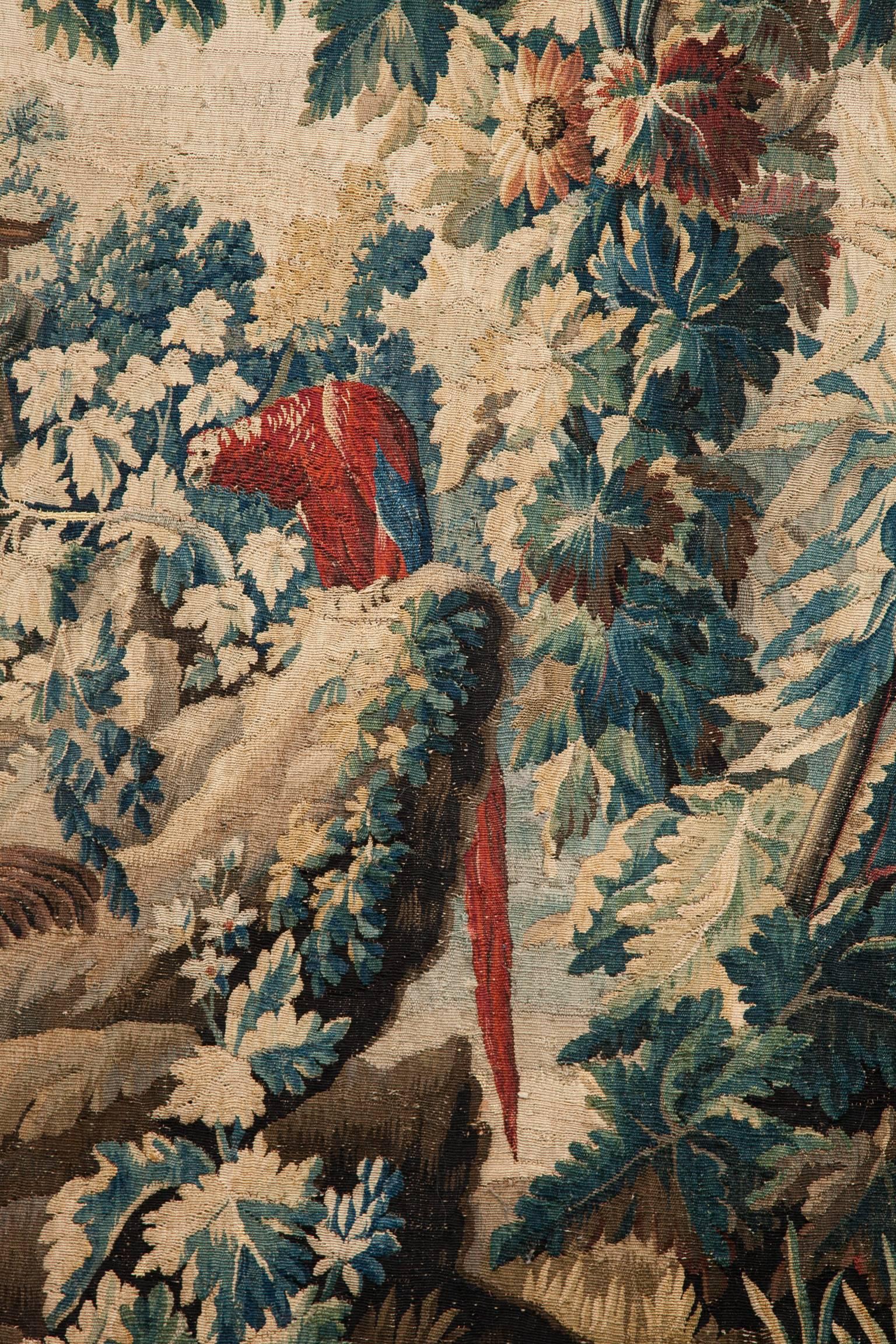 18th Century Aubusson Tapestry in the Chinoiserie Taste, after J.B Pillement For Sale 1