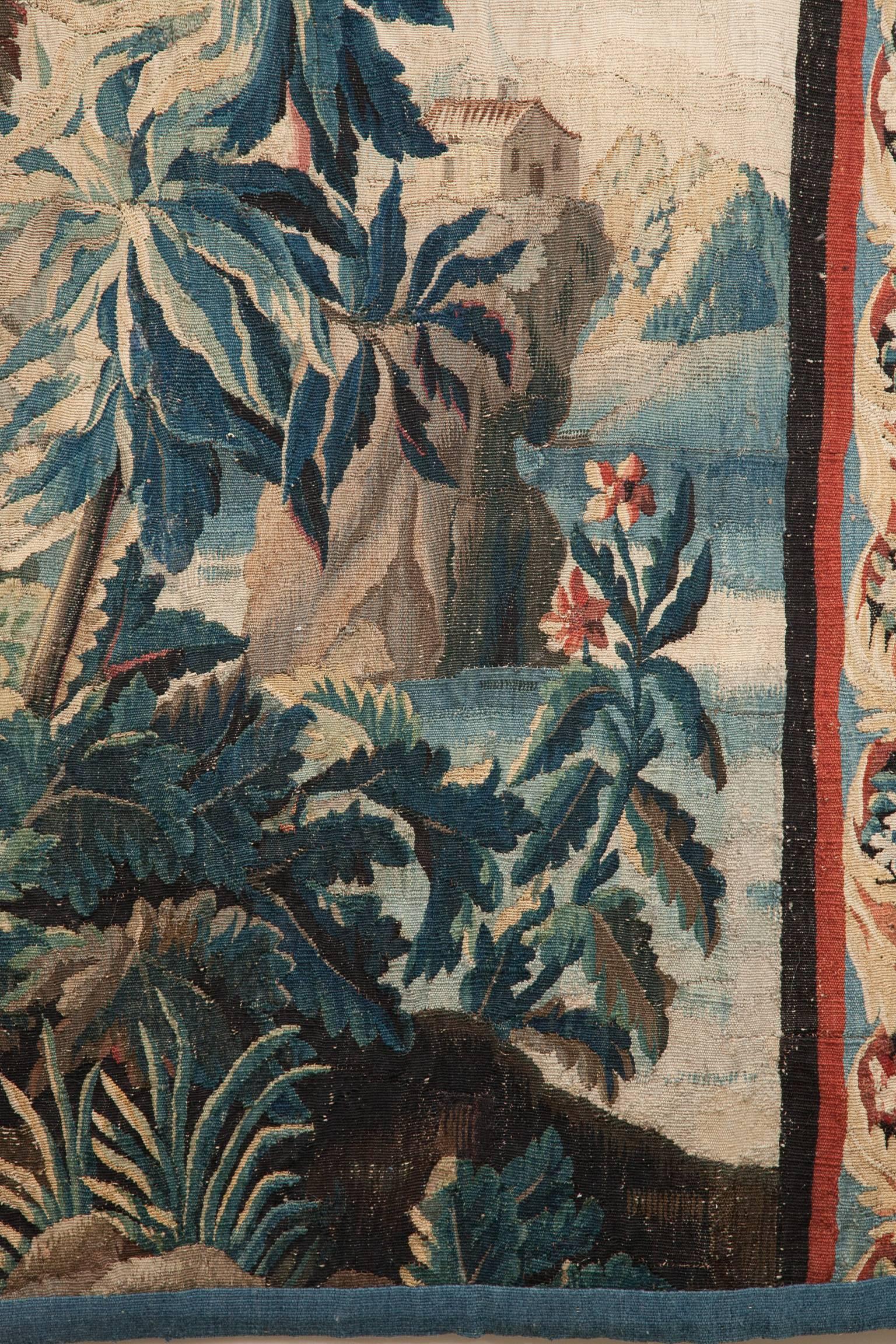 18th Century Aubusson Tapestry in the Chinoiserie Taste, after J.B Pillement For Sale 3