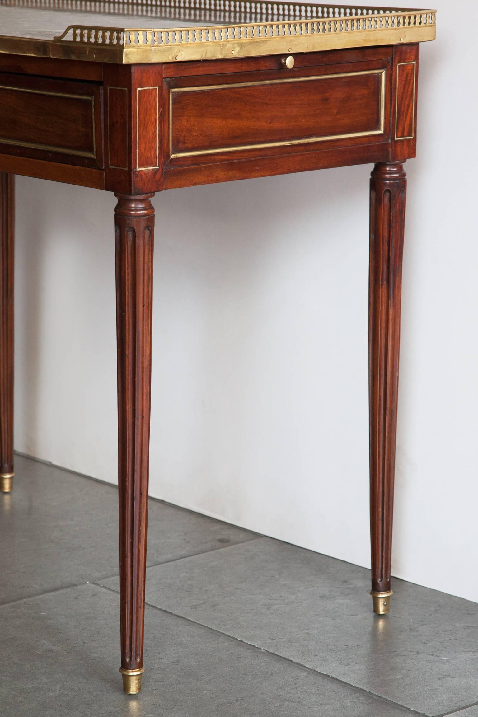 Late 18th Century Louis XVI Mahogany Writing Table or Bureau