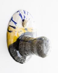 Glazed Ceramic Wall-Mounted Hook by Hun Chung Lee, 2016