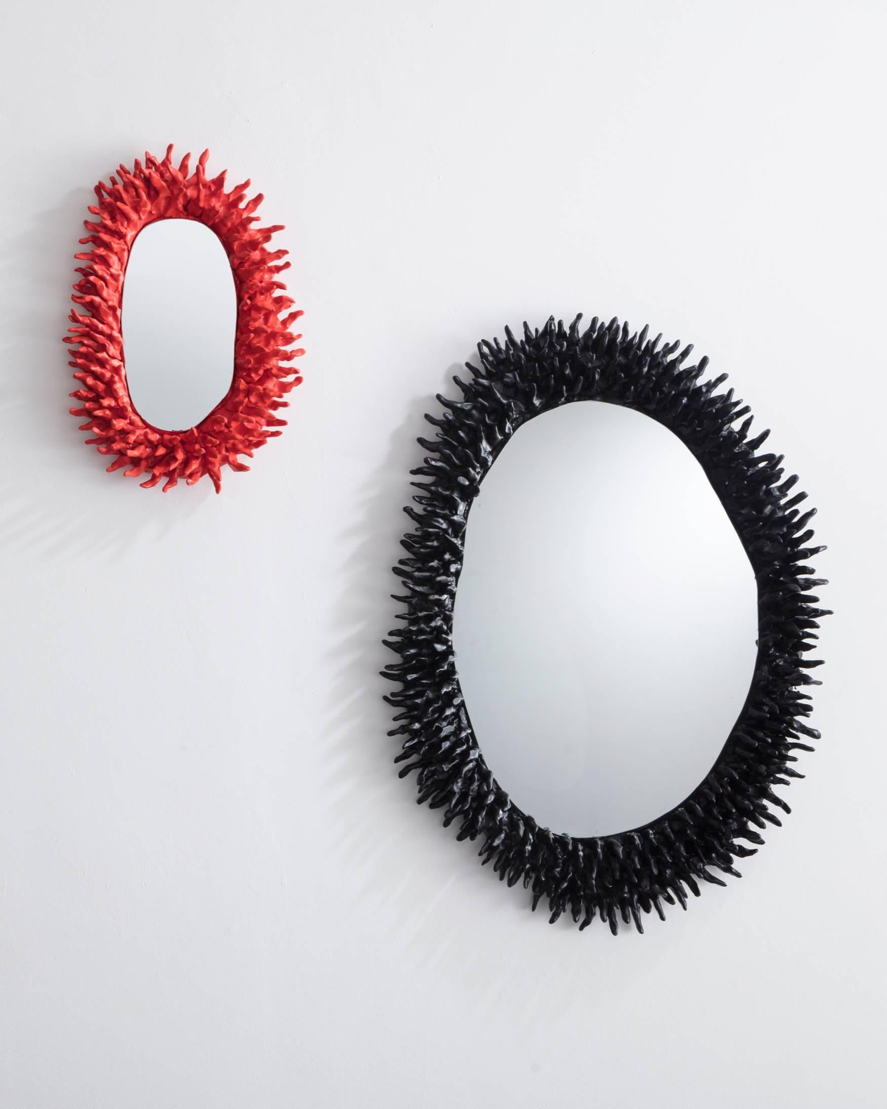 American Large Spiky Wall Mirror by Katie Stout, USA, 2017