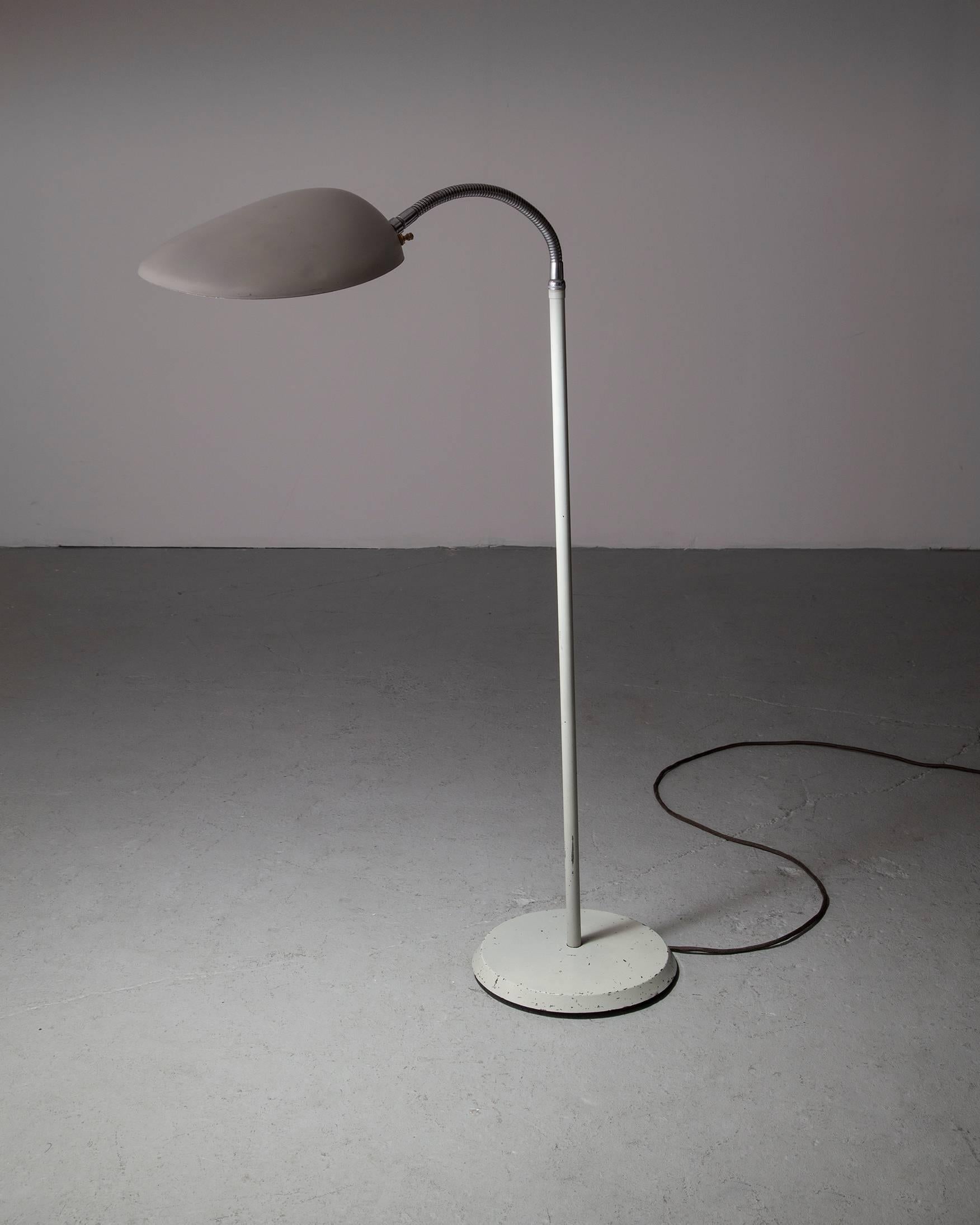 Mid-Century Modern Floor Lamp with 