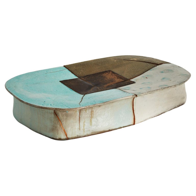 Hun-Chung Lee Glazed-Ceramic Low Table, New, offered by R & Company
