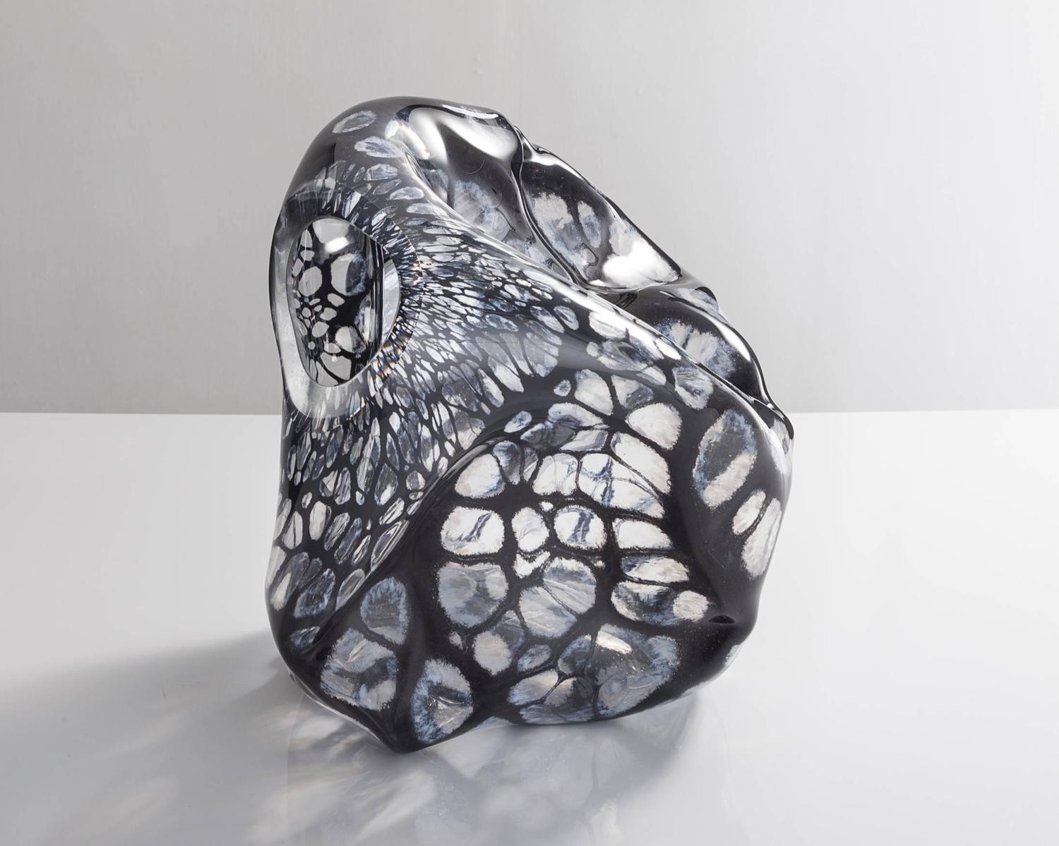 Unique Sculpture in Handblown Glass by Jeff Zimmerman, 2015 at 1stdibs