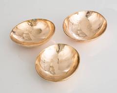 Large "Egg" Tall Bowl in Polished Bronze, Designed and Made by Alma Allen, 2013