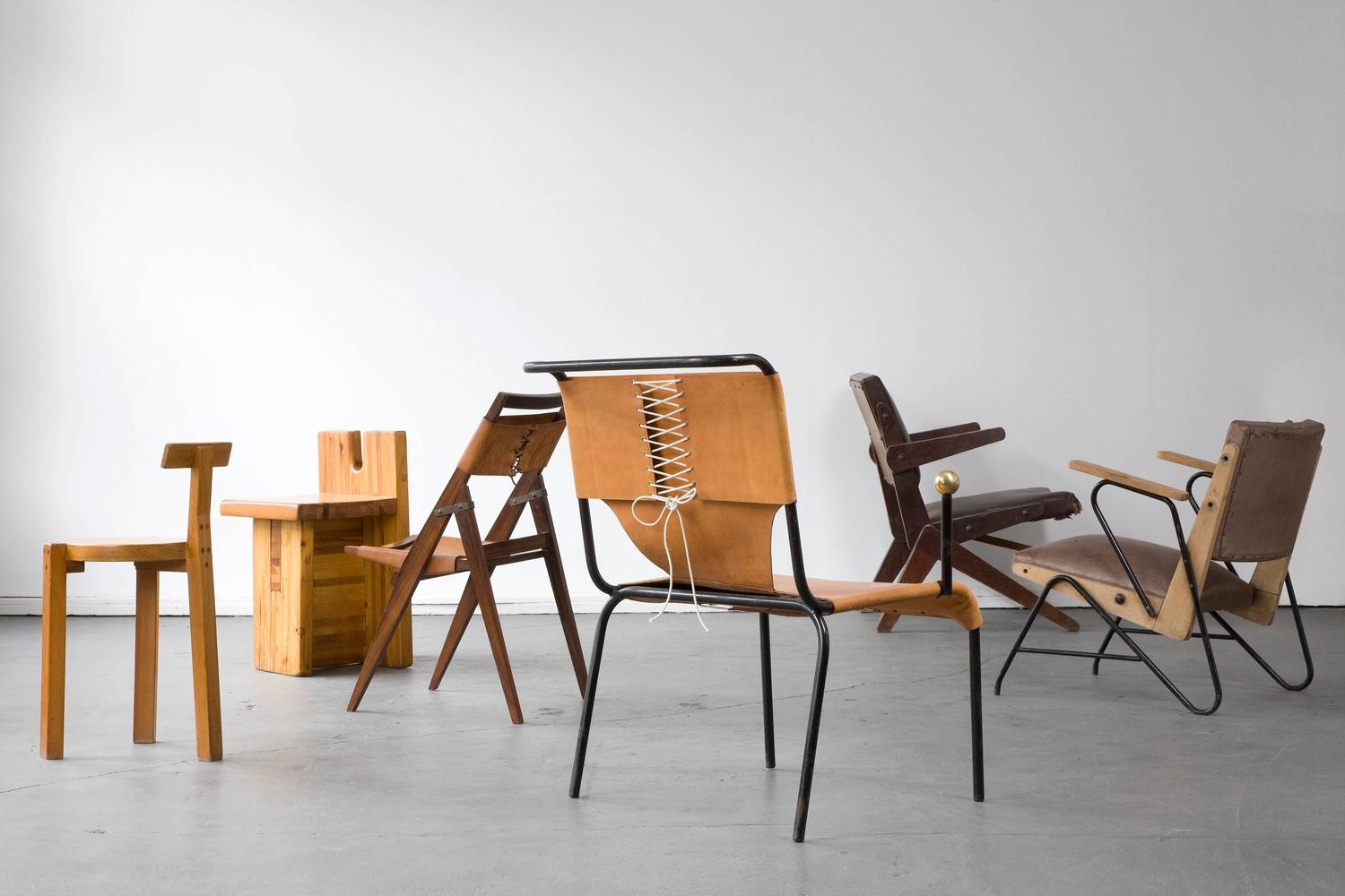 Folding Chair by Lina Bo Bardi, Brazil, 1950s For Sale at 1stdibs