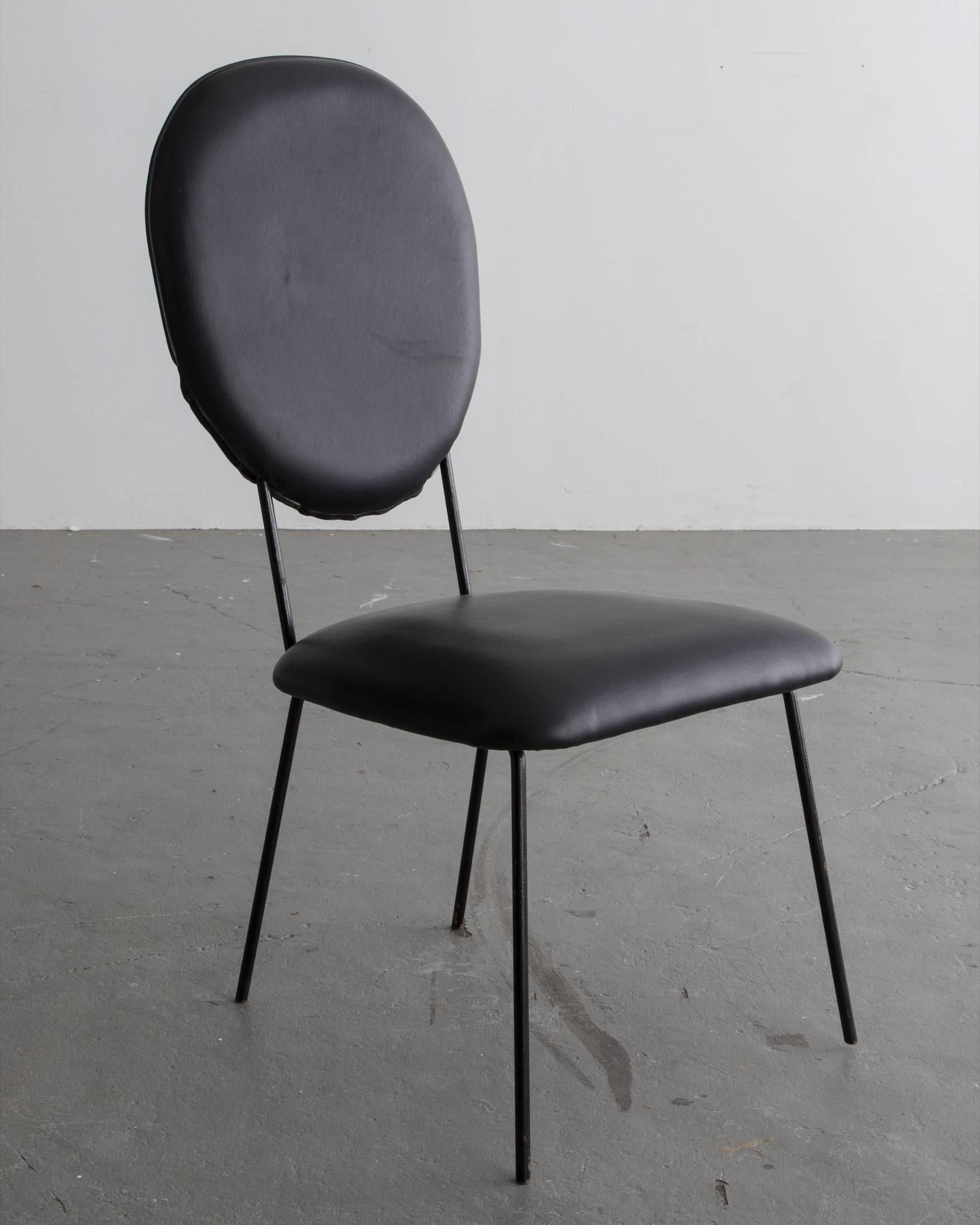 Mid-20th Century Set of Six Chairs Designed by Joaquim Tenreiro, Brazil, circa 1958