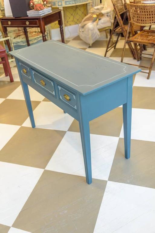 European 19th Century English Regency Painted Serving Table For Sale