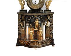 Viennse Biedermeier Dedicated Emperor Mantel Clock