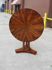 Biedermeier Tilt-Top Center Table by Master Cabinetmaker Josef Danhauser