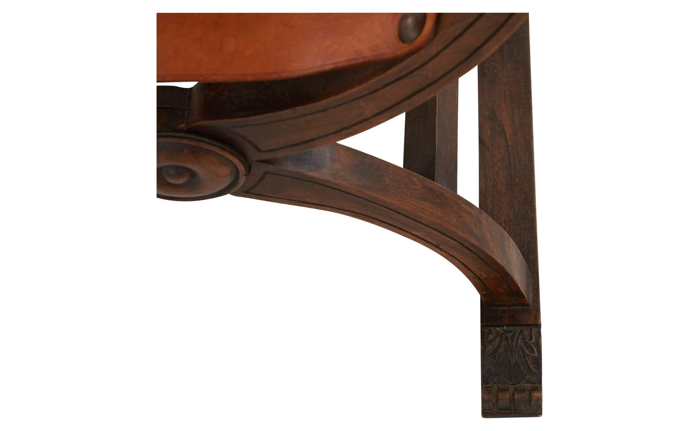 Italian Antique Dante Folding Chair