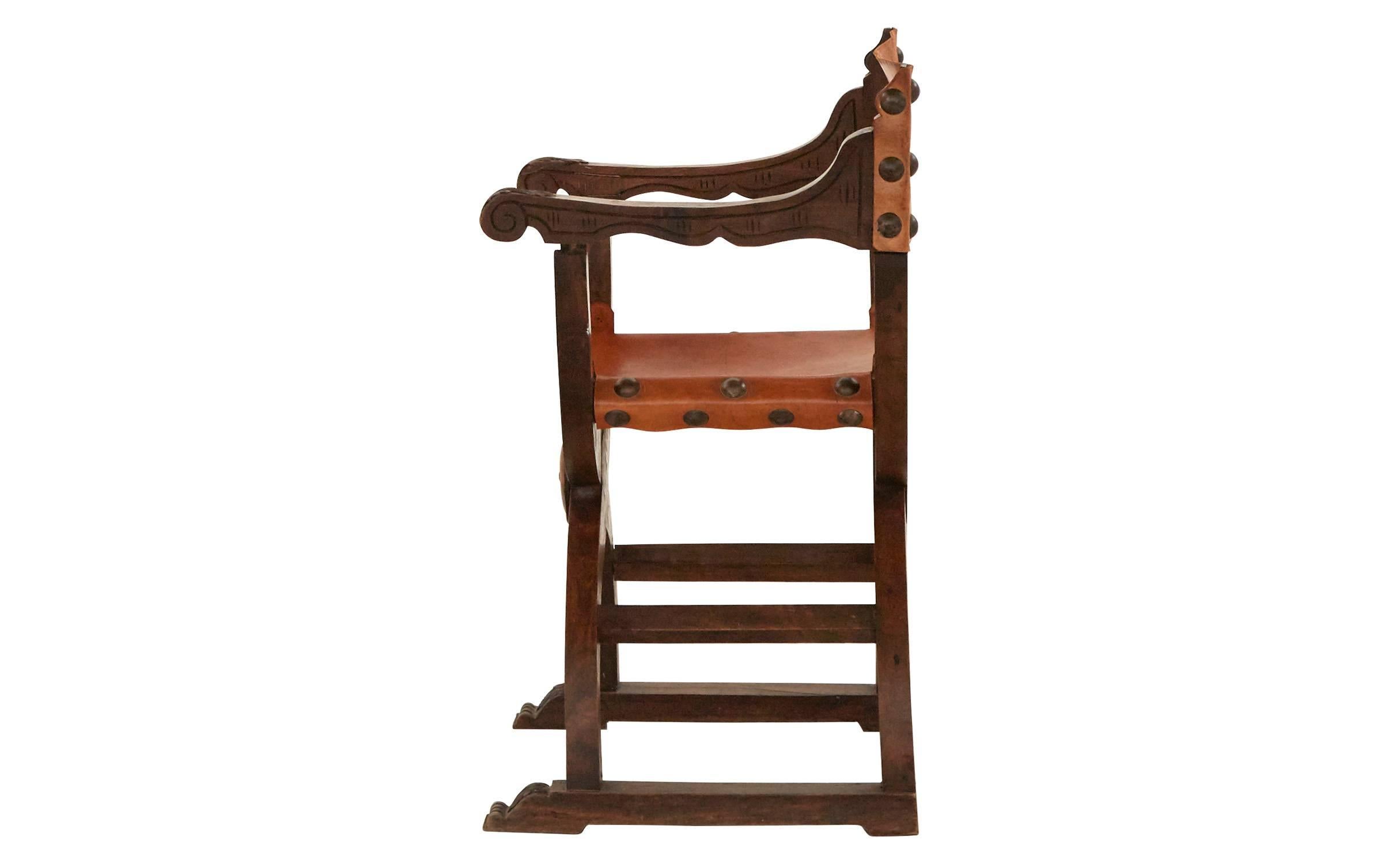 Antique Dante Folding Chair In Good Condition In Chicago, IL