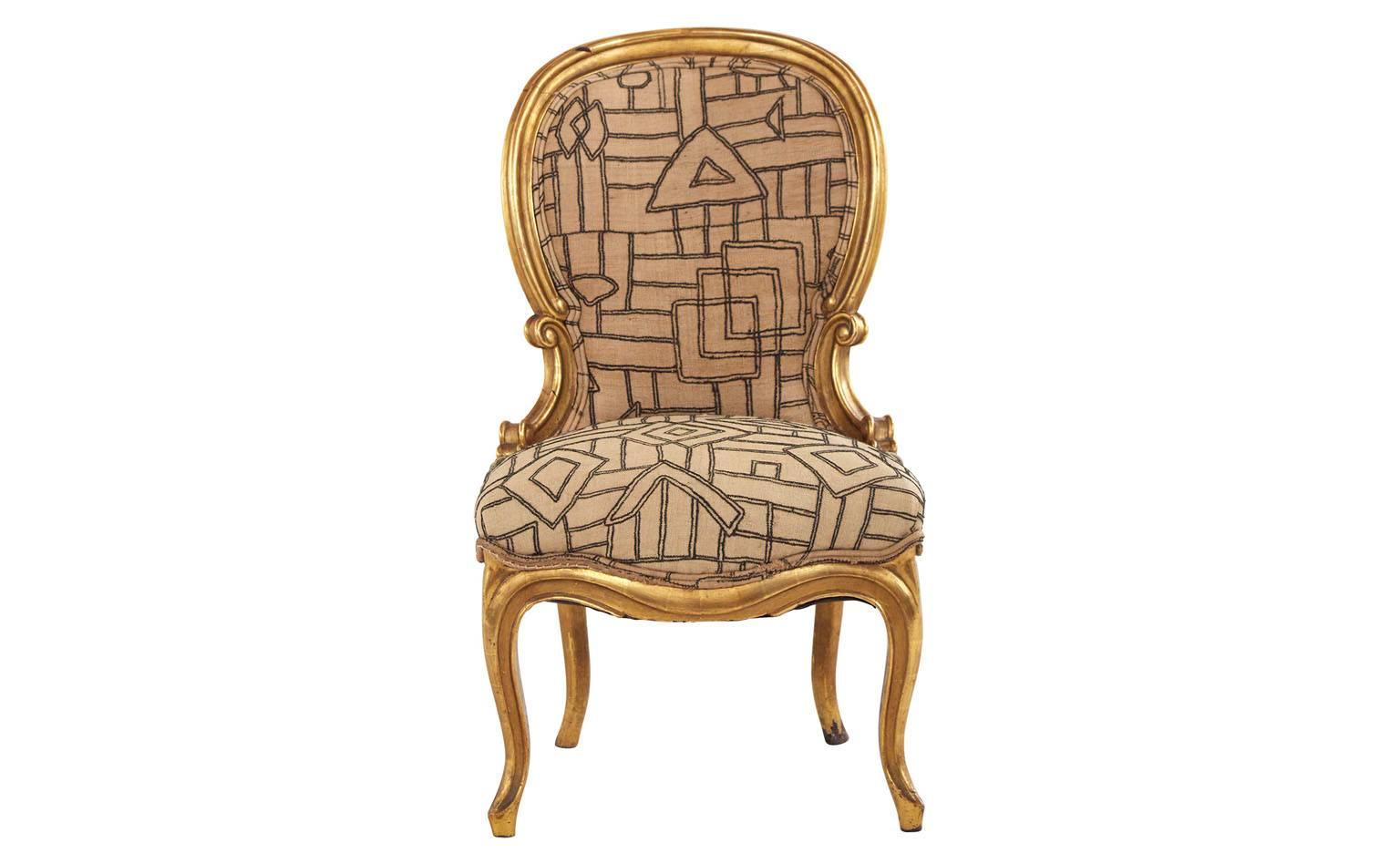 Baroque Antique Gilt Kuba Chair