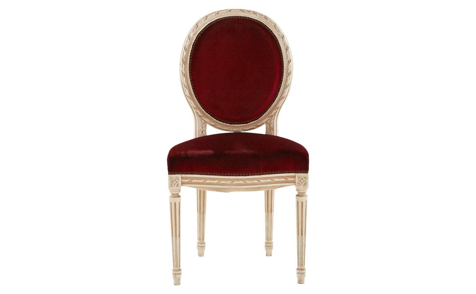 Louis XVI Side Chair In Good Condition In Chicago, IL