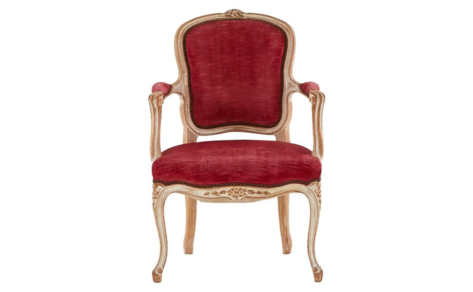 French Vintage Louis XV Armchair