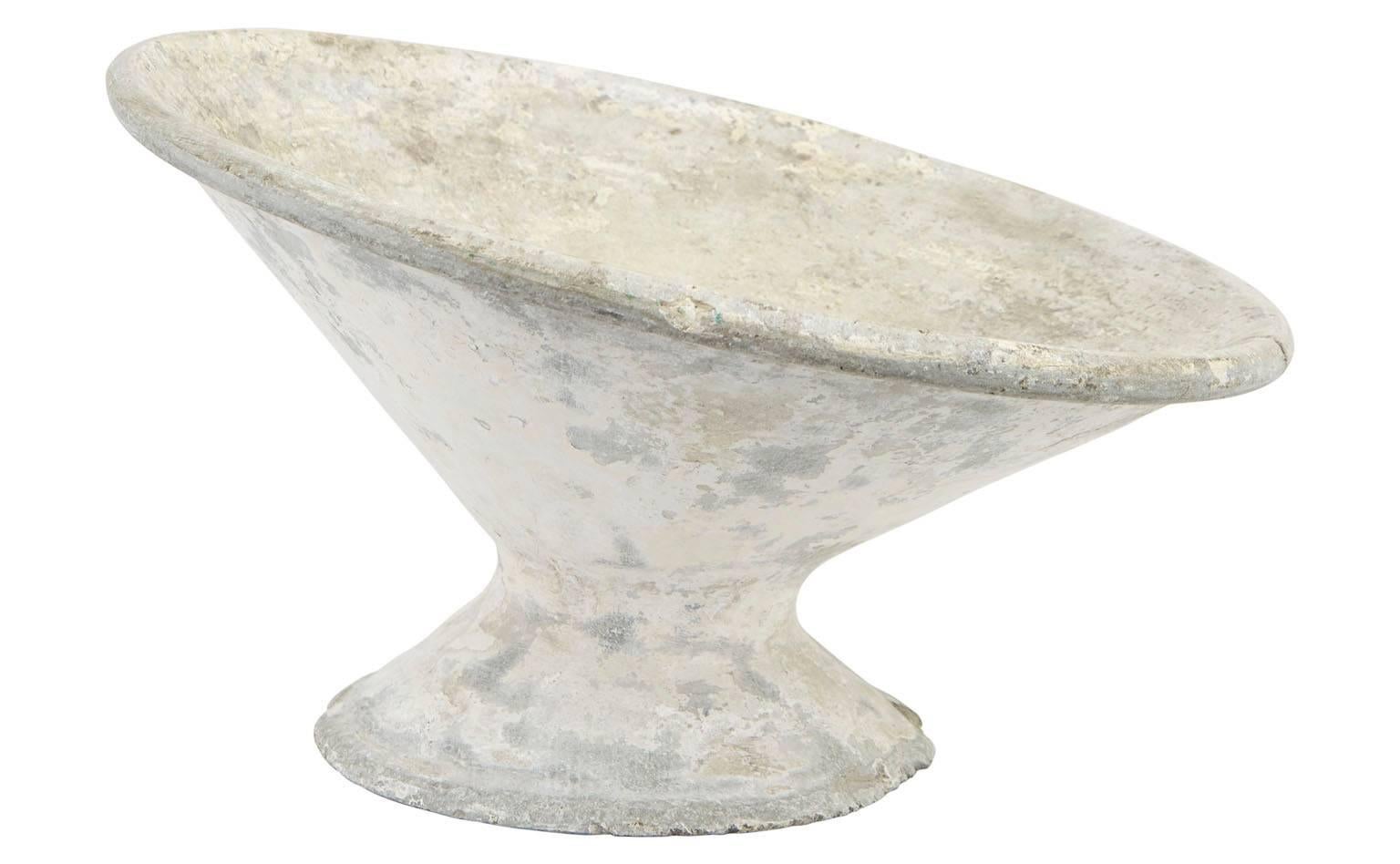 French Cement Saucer Planter In Good Condition In Chicago, IL