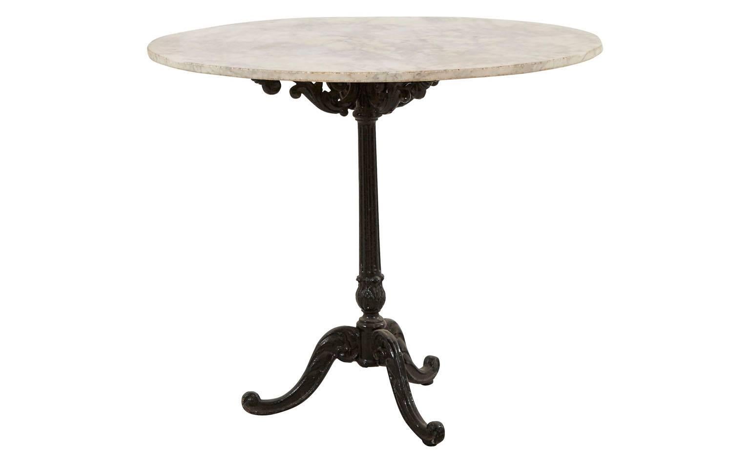 French Vintage Marble Table