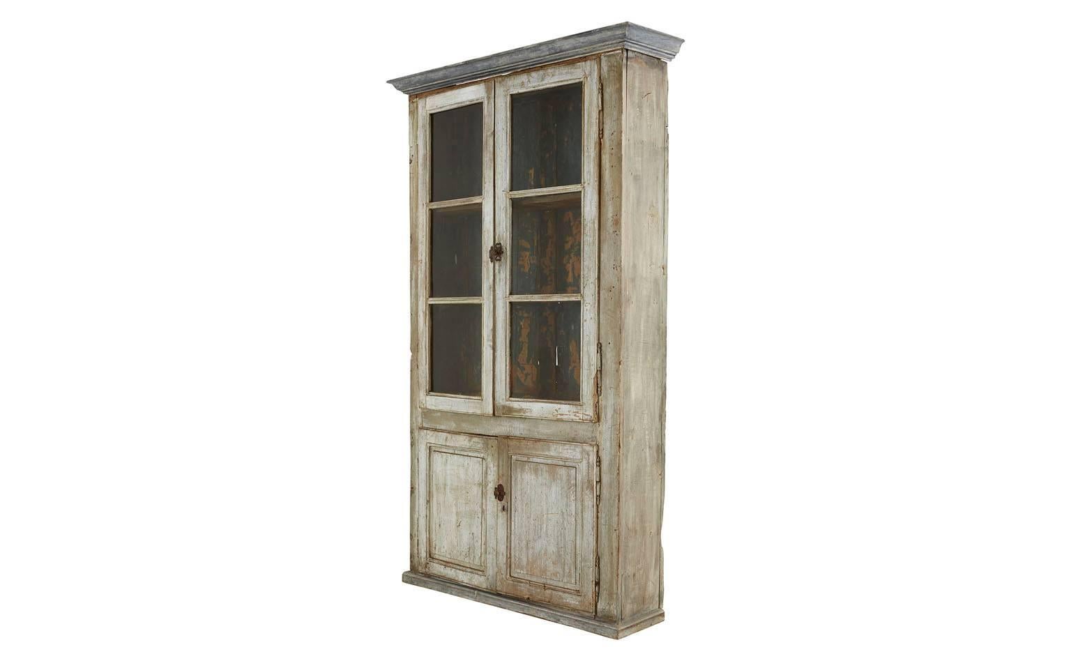 French Antique Painted Cabinet