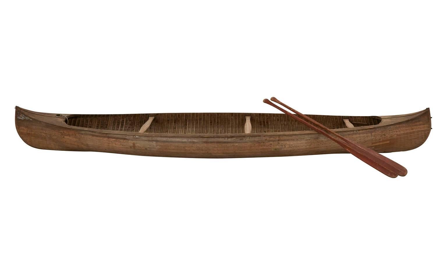 French Provincial Antique French Boat and Oars