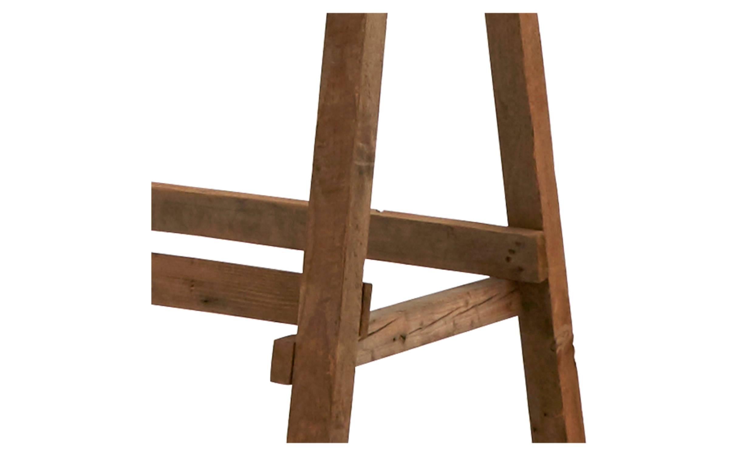 Weathered wood trestle made in France
Measures: 52W x 32D x 67H