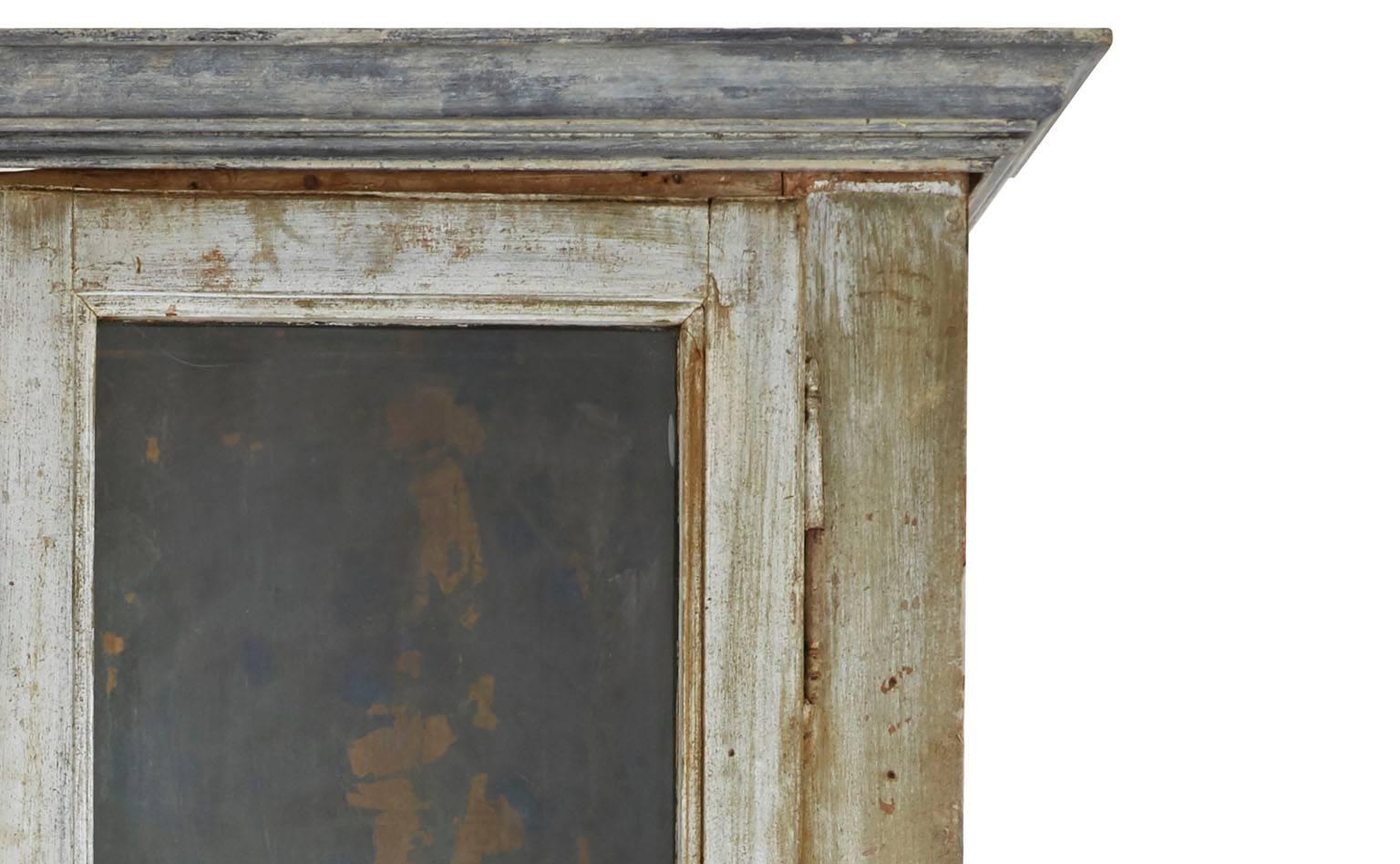 19th Century Antique French Painted Cabinet