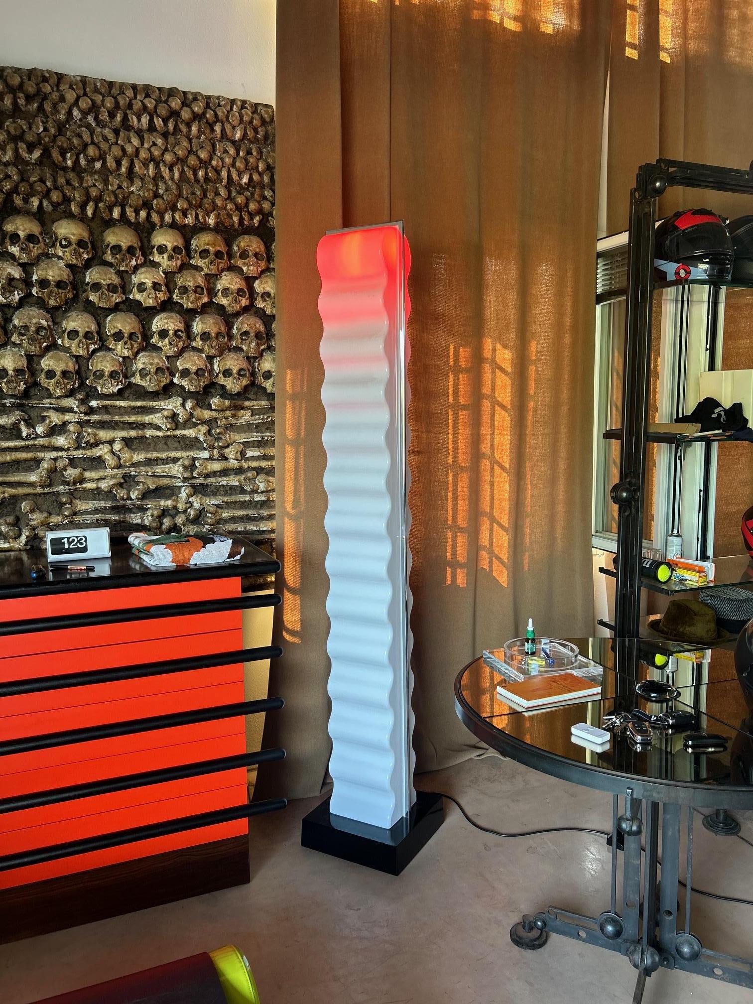 Italian Ettore Sottsass Cometa table lamp for Design Centre, 1970s For Sale
