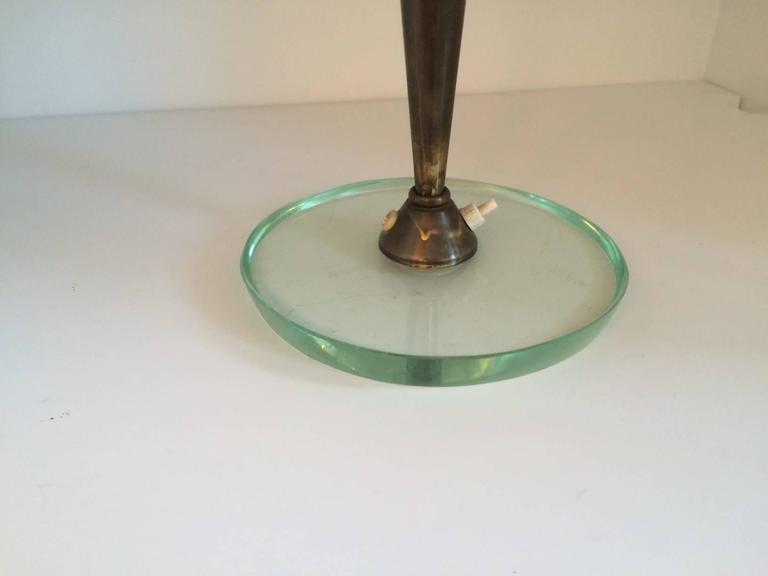 Mid-Century Modern Brass Desk or Table Lamp by Stilnovo For Sale