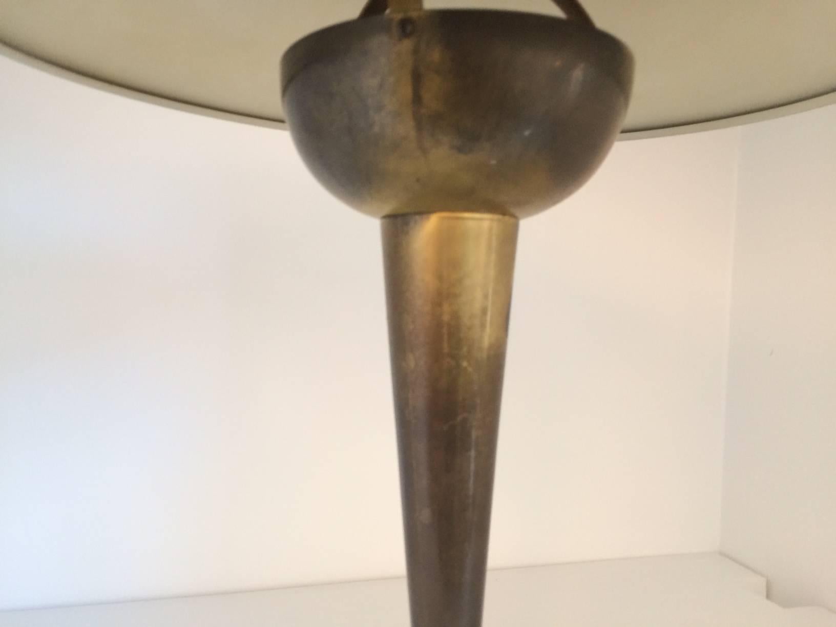Italian Brass Desk or Table Lamp by Stilnovo For Sale