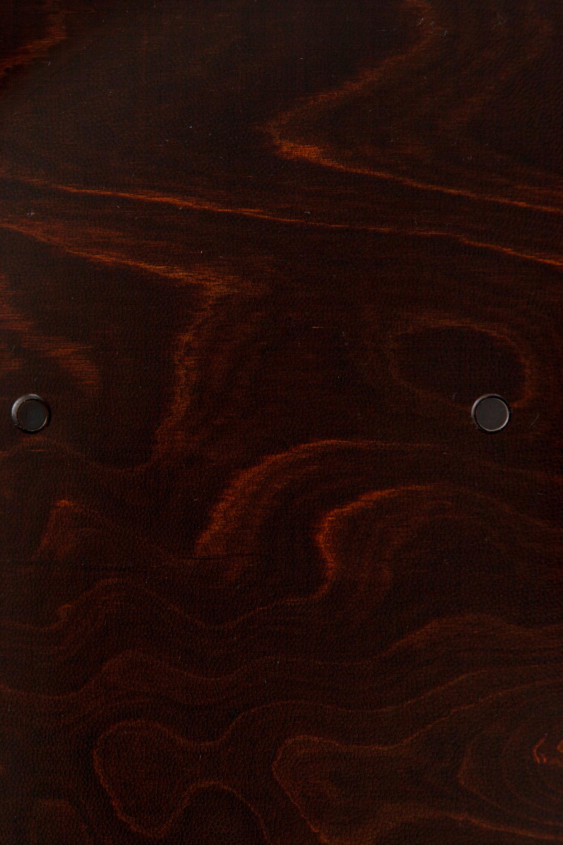 Lucidato Set 6 sedie Flötotto Pagwood - Design tedesco classico, anni '70, cromo e legno compensato in vendita