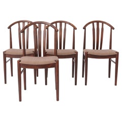 4 Chairs by Carl-Ewert Ekström  Sweden  Alb. Johansson & Söner, Hyssna  1960s