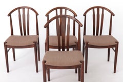 4 Chairs by Carl-Ewert Ekström  Sweden  Alb. Johansson & Söner, Hyssna  1960s