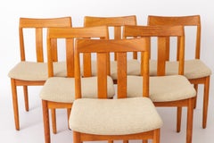 Set of 6 Vintage Danish Teak Dining Chairs by Vamdrup Stolefabrik, 1960s