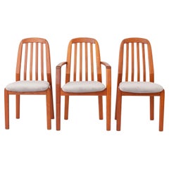 Set aus 6 Vintage-Esszimmerstühlen aus Teakholz von Dyrlund, 2 Sessel und 4 Stühle, 1970