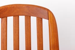 Set di 6 sedie da pranzo vintage in teak di Dyrlund, 2 poltrone e 4 sedie senza braccioli, 1970