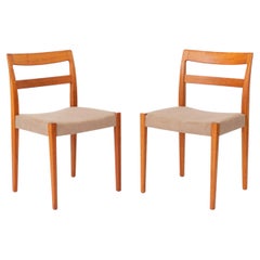 2 of 8 Garmi Dining Chairs by Nils Jonsson for Troeds, 1960s Swedish Teak