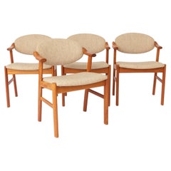 Set of 4 Danish Teak Dining Chairs by Schou Andersen Møbelfabrik, 1970s