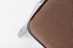Flötotto Pagwood Chair with Fabric Seat, German Vintage Plywood Chair, 1970s