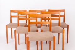 Set of 8 Nils Jonsson “Garmi” Teak Dining Chairs for Troeds, Swedish Mid-Century