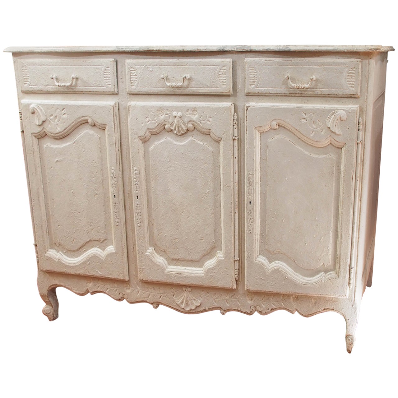 19th Century Painted Enfilade For Sale